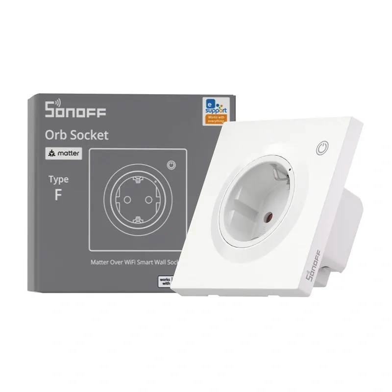 Sonoff WS01TPF-E WiFi Smart Wall Socket (Type F)